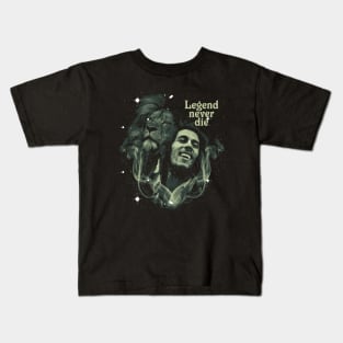 bob marley - legend never die - music Kids T-Shirt